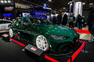 BMW M3（G80）に装着されたBBS MAG-Rコンセプト：サイズは前20×10.0J IS6.5 5/112／後20×11.0J IS14.5 5/112