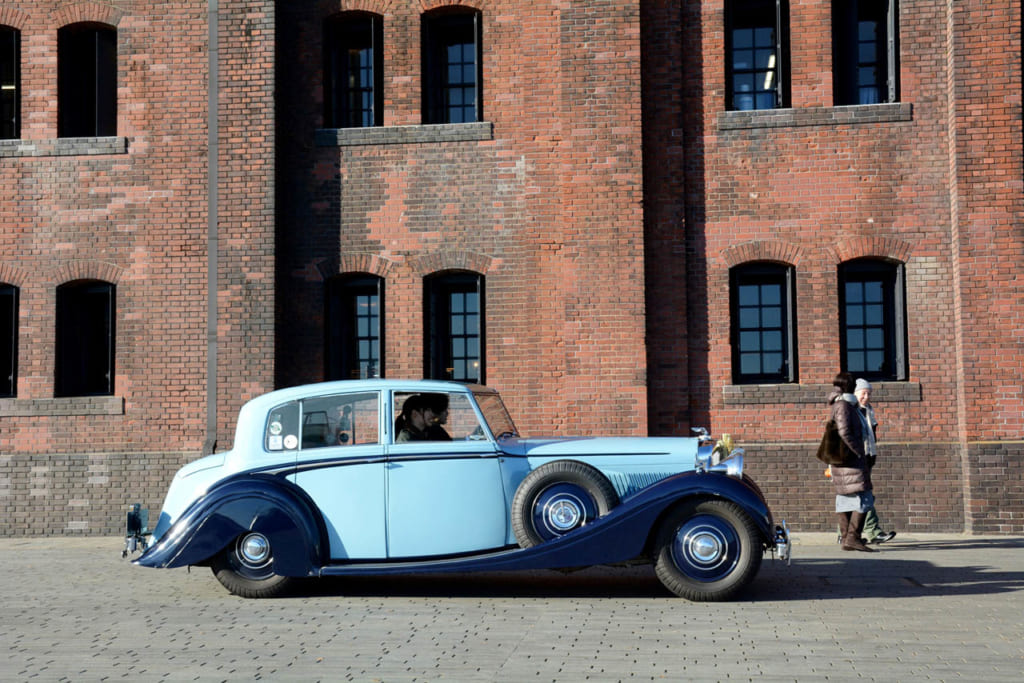 昨夏に輸入されて以来、様々なイベントに登場し、今や国内のエンスー界隈ではすっかり有名になったダービー・ベントレー4.5Litre