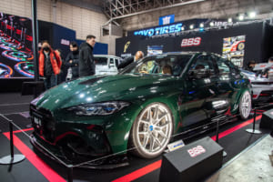 BMW M3（G80）に装着されたBBS MAG-Rコンセプト：サイズは前20×10.0J IS6.5 5/112／後20×11.0J IS14.5 5/112