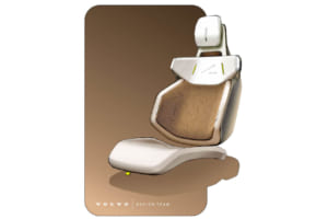 ボルボEX60のデザインスケッチ