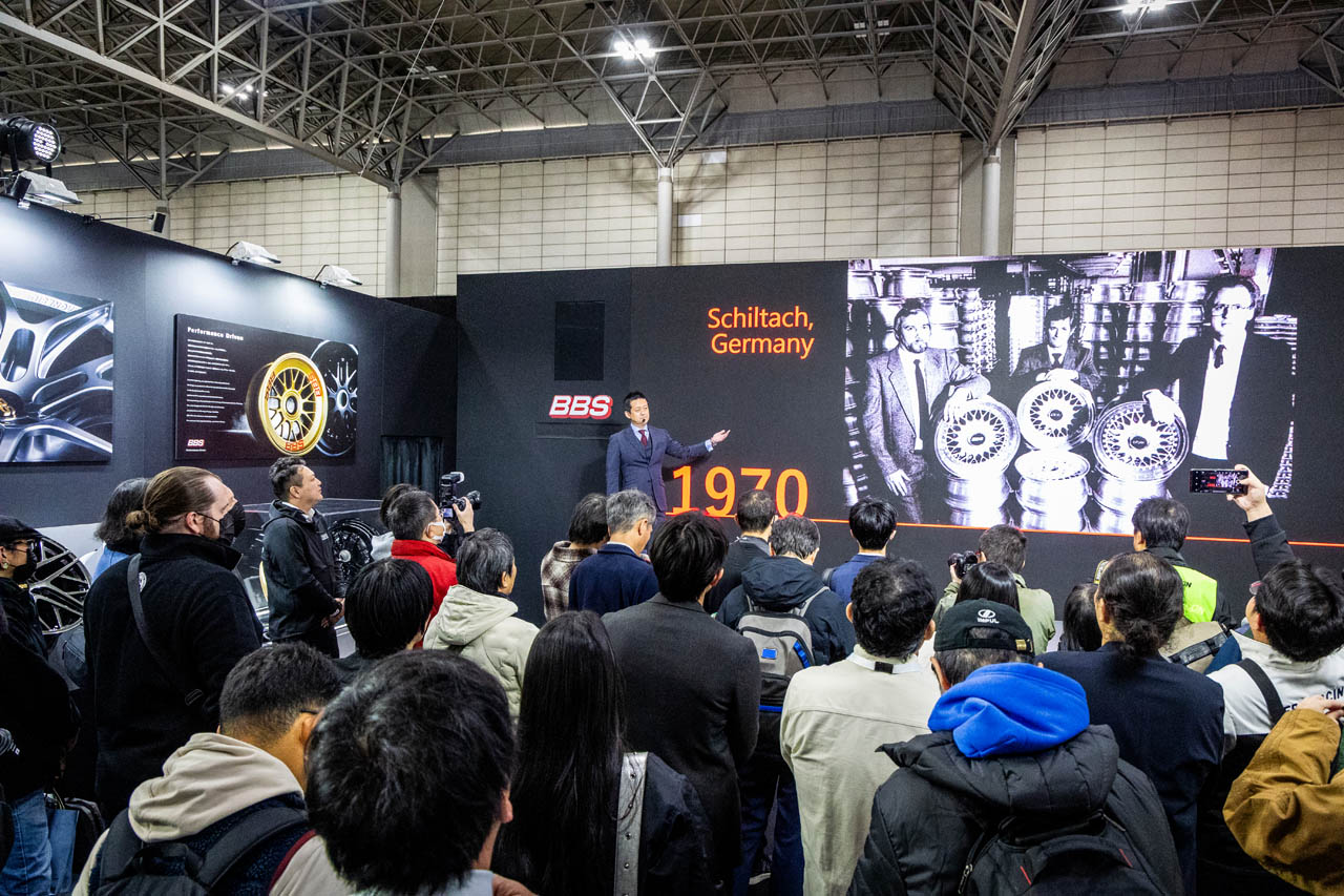 東京オートサロン2026におけるBBSジャパンのプレスカンファレンス