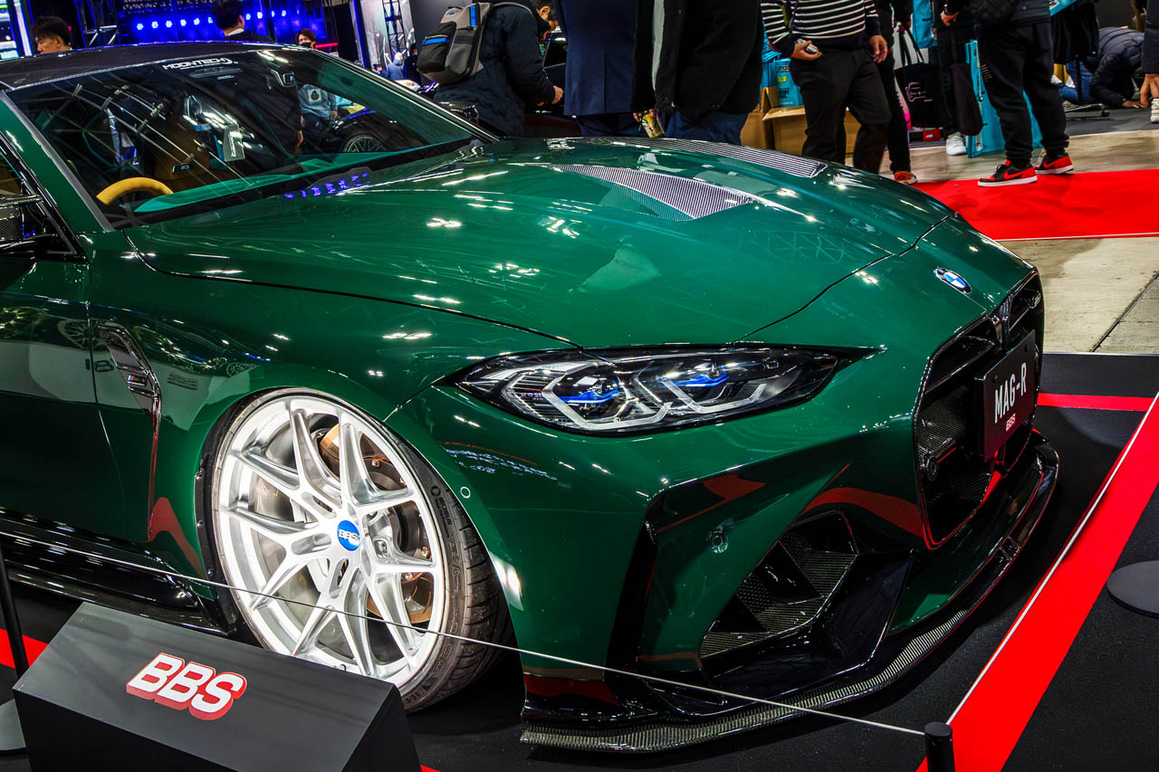 BMW M3（G80）に装着されたBBS MAG-Rコンセプト：サイズは前20×10.0J IS6.5 5/112／後20×11.0J IS14.5 5/112