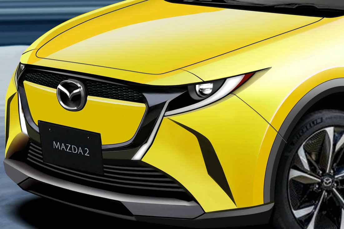 次期「マツダ2」はロータリーEV搭載で2026年登場か。「空白の1年」とボディ拡大の狙い【予想CG】