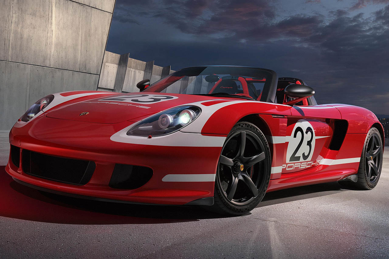 ポルシェ・カレラGT、伝説の917カラーで蘇る。世界に一台の