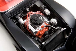 レベル製1/25スケール・プラモデル「’68コルベットL-88」＋「’69コルベット・クーペ」