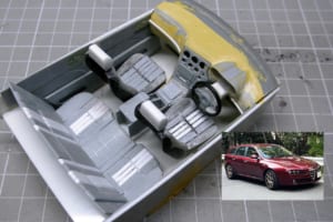 室内パーツはほぼ完成！ しかし実車に危機が!? 愛車「アルファ・ロメオ159スポーツワゴン」のフルスクラッチに挑む・第6回【LE VOLANTモデルカー俱楽部】