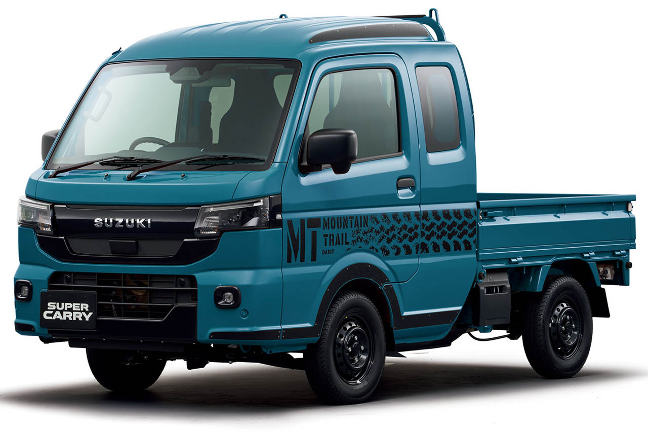 ジムニー譲りの技術を4WDに注入。スズキ新型「キャリイ」発売、“遊び ジムニー譲りの技術を4WDに注入。スズキ新型「キャリイ」発売、“遊び