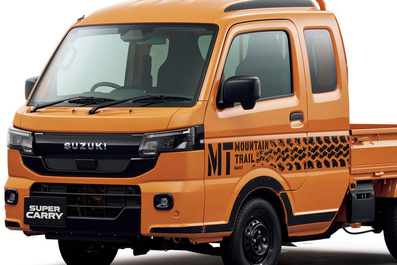 ジムニー譲りの技術を4WDに注入。スズキ新型「キャリイ」発売、“遊び”のカスタムも充実