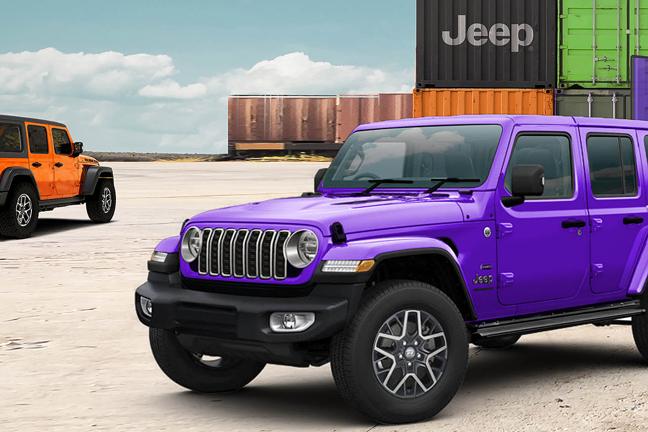 組み合わせは全232通り。ジープ・ラングラーを“自分色”に染める期間限定プログラムが始動。「モヒート！」や「ホセ」も選択可能