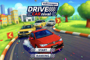 試乗はスマホでする時代へ？ VWが放つ無料レースゲーム『DRIVE CARnival』で探す“相棒”