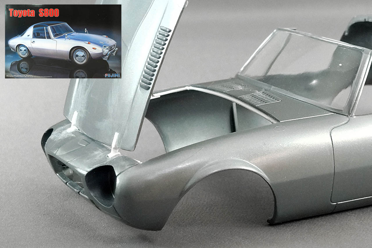 前後フードが着脱式ではつまらない!? フジミ製「ヨタハチ」プラモをイマドキ流の作り方で仕上げてみよう！ 第2回【LE VOLANT モデルカー俱楽部】