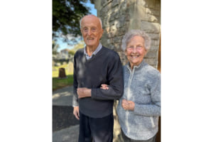 デレク・エバンス氏とオードリー夫人