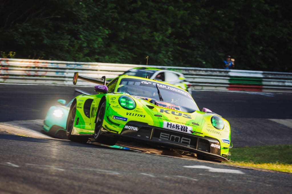 2025年ニュル24時間のマンタイ911GT3 R（photo: 山本佳吾／K. Yamamoto）