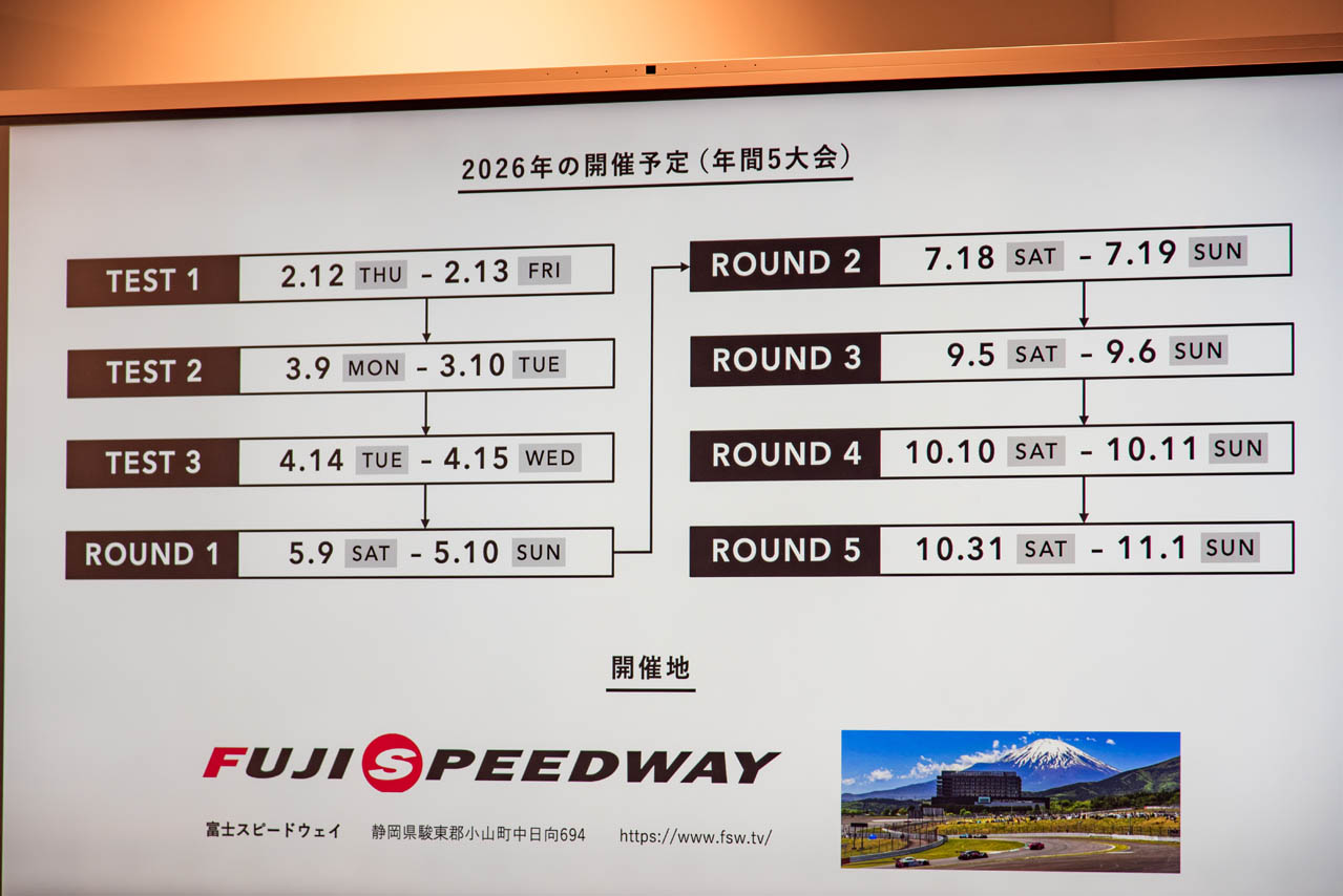 KYOJO CUPの2026年スケジュール