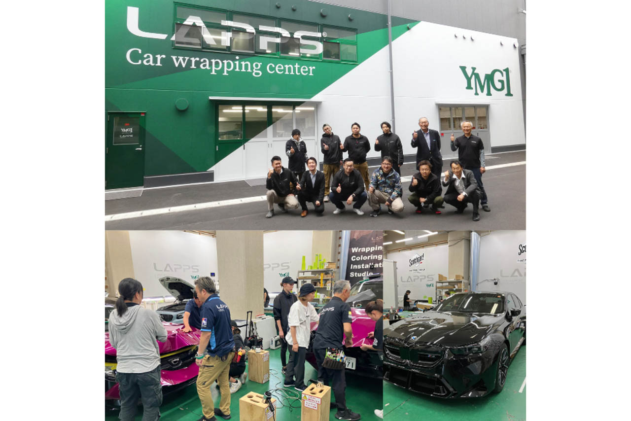 LAPPS運営元のYMG1は墨田区の本社に専用の施工ブースと講習施設を備え、全国へ高い技術を発信している。