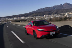 ホンダ・プレリュード：エンジンの原音に加えてASC（アクティブサウンドコントロール）がスピーカーからも音を提供し、走りに合わせたリニアで迫力のあるサウンドを届けてくれる。