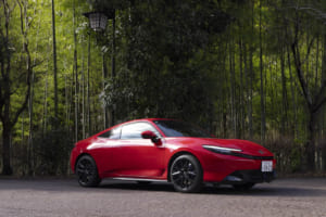 大空を滑空するグライダーをイメージしたという伸びやかなプロポーションを纏う。