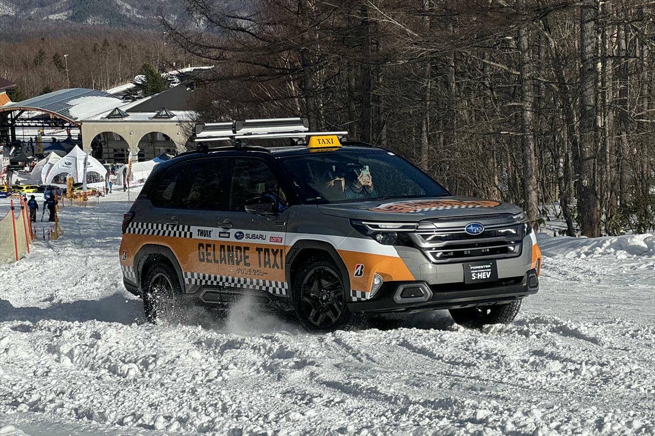 スバル×ブリザック、雪上の競演。「ゲレンデタクシー2026」で実証されたAWDと最新タイヤ「WZ-1」の真価