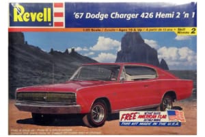レベル製1/25スケール・プラモデル「’67ダッジ・チャージャー426ヘミ」