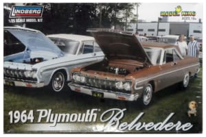 リンドバーグ製1/25スケール・プラモデル「1964プリマス・ベルヴェディア」（モデルキング版）
