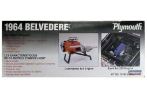 リンドバーグ製1/25スケール・プラモデル「1964プリマス・ベルヴェディア」