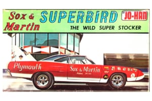 ジョーハン製1/25スケール・プラモデル「ソックス＆マーティン スーパーバード」