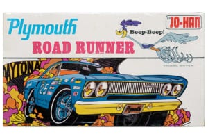ジョーハン製1/25スケール・プラモデル「プリマス・ロードランナー」