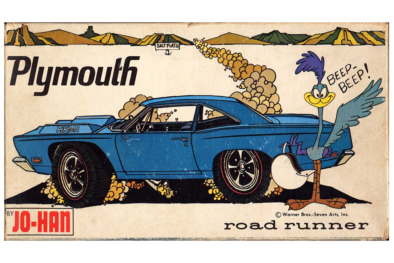 ジョーハン製1/25スケール・プラモデル「プリマス・ロードランナー」