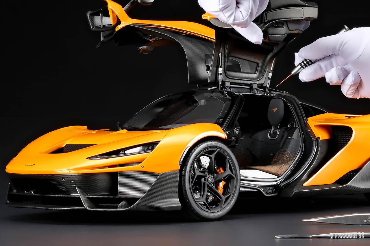 開発3000時間・価格300万円超の狂気。「マクラーレン W1」を1/8スケールで完全再現したアマルガムの流儀