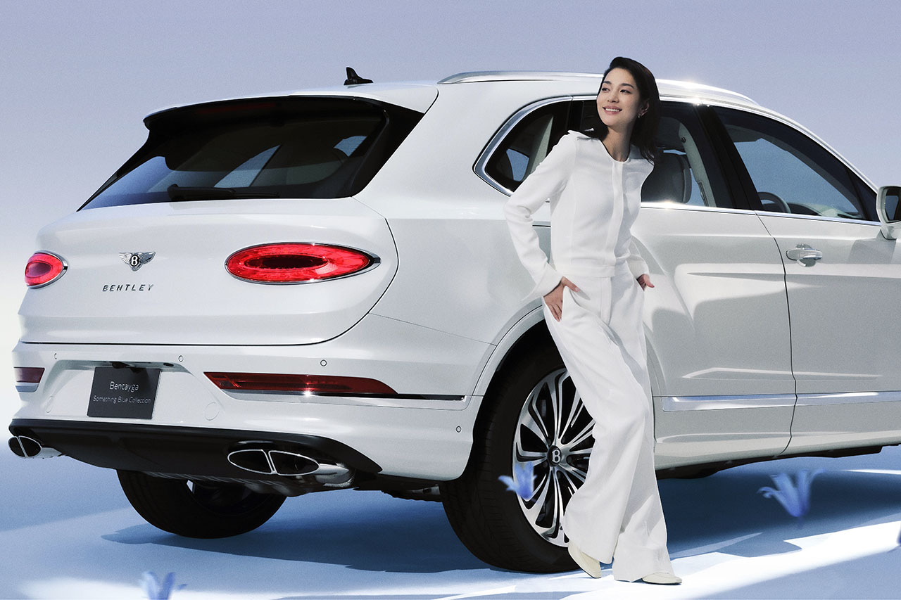 幸福の青を纏うベントレー。「ベンテイガ・サムシングブルー」六本木で公開へ。花嫁の伝承を宿す日本限定10台