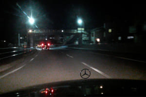 車載カメラによる走行中の画像