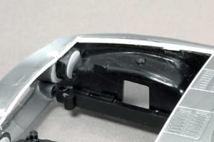 フジミ製1/24スケール・プラモデル「トヨタS800」制作中の様子