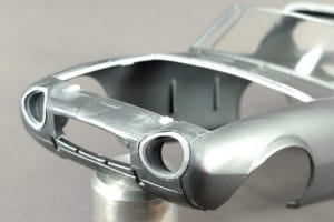 フジミ製1/24スケール・プラモデル「トヨタS800」制作中の様子