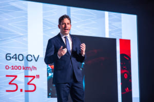 フェラーリ本社プロダクト・マーケティング・マネージャーのマッティア・メッジョリン氏