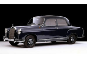 1953年に世界初の衝撃吸収式構造ボディを採用した量産乗用車180を発表（セミモノコック）。