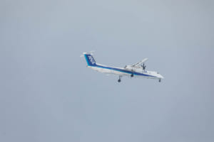 大沼の隣には稚内空港があります。