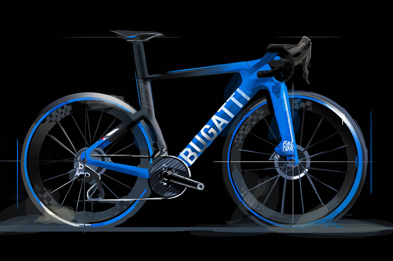 レギュレーションは不要だ。ブガッティが放つ世界限定250台の「掟破り」なロードバイク、ファクター・ワン誕生