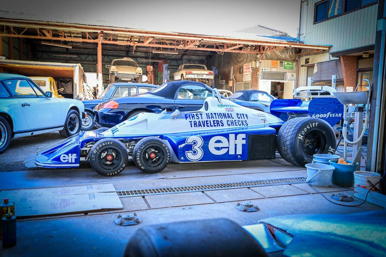 愛車と原体験】図面はプラモデル!? 整備職人が完全自作した6輪F1