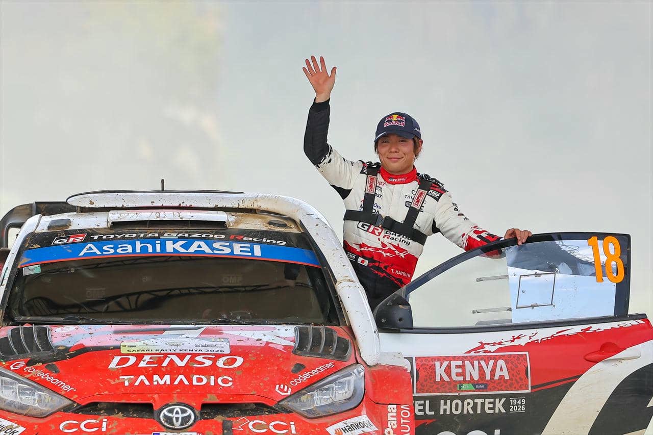 ラリージャパン 2026 GR Yaris Rally1 勝田 貴元 サファリの激闘を制した勝田貴元とGRヤリス。WRC初制覇で体現した
