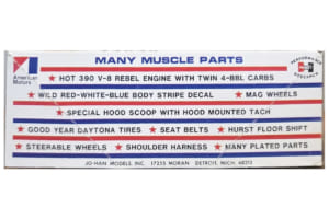 ジョーハン製1/25スケール・プラモデル「ザ・マシーン 1970ホット・レベル」