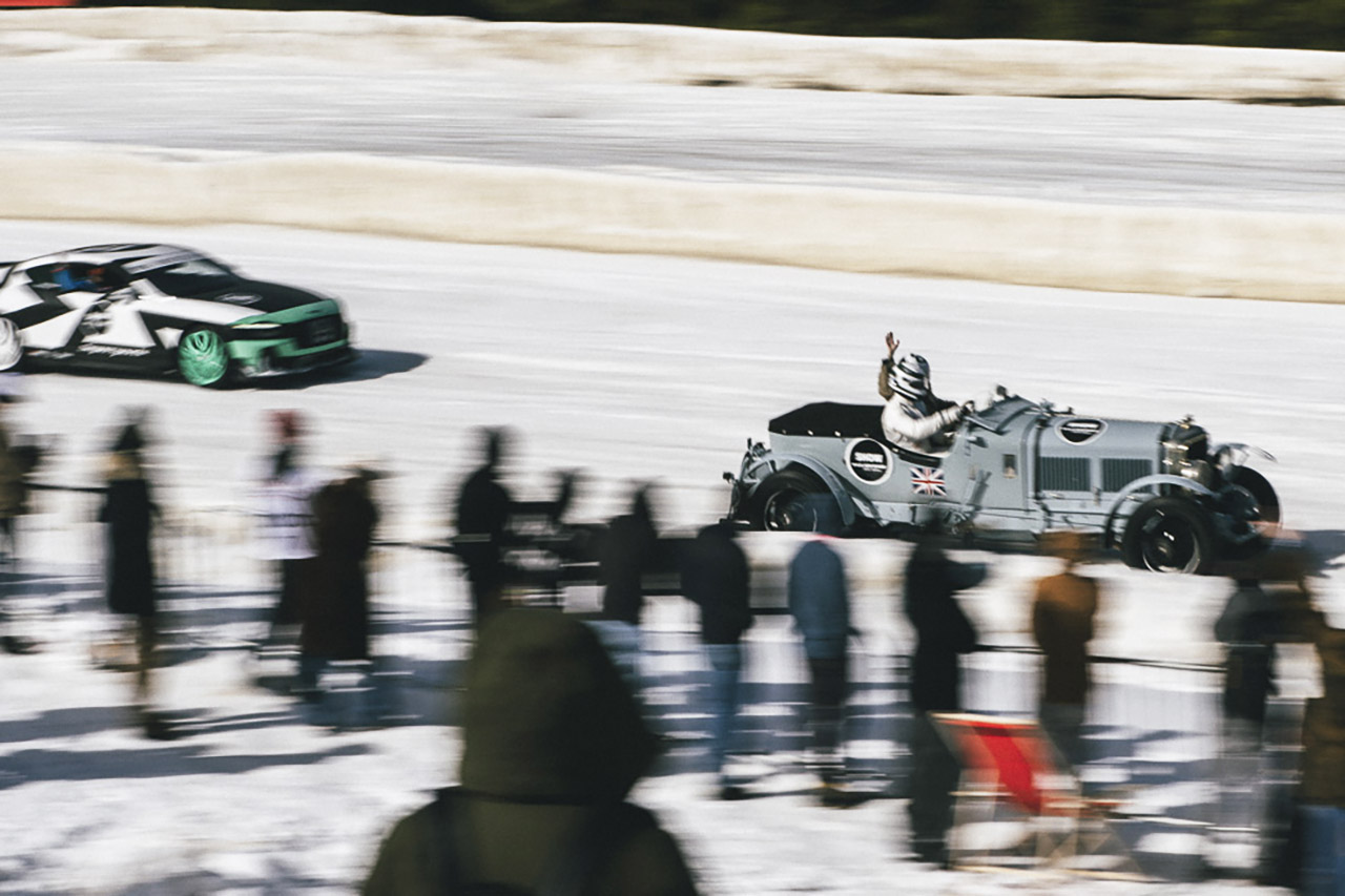 氷上の舞踏。リア・ブロックが駆るスーパースポーツと、初公開「ベンテイガXコンセプト」が体現するベントレーの野性