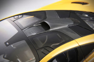 メイクアップ製「アイドロン」1/18モデルカーの「マクラーレン P1 2013」。