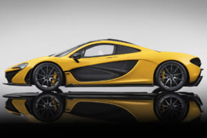 メイクアップ製「アイドロン」1/18モデルカーの「マクラーレン P1 2013」。