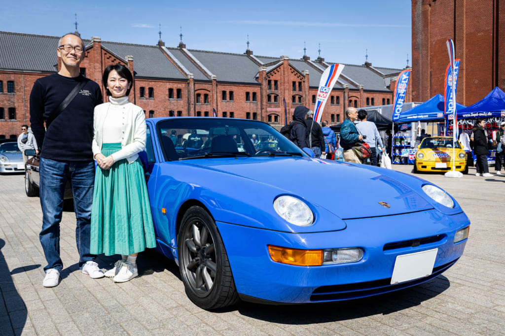 原 健さんと、1993年式ポルシェ968CS。