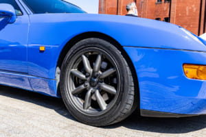 1993年式ポルシェ968CS:ホイールはRSワタナベ。