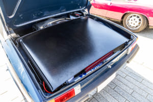 1970年式ポルシェ914-6：デタッチャブルトップはリアトランクに収納。
