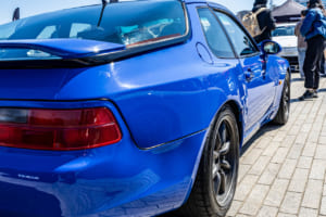 1993年式ポルシェ968CS:ブリスターフェンダーがお気に入り。