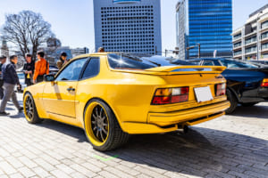 1990年式ポルシェ944ターボ：リアウィングの変更も考えているという。
