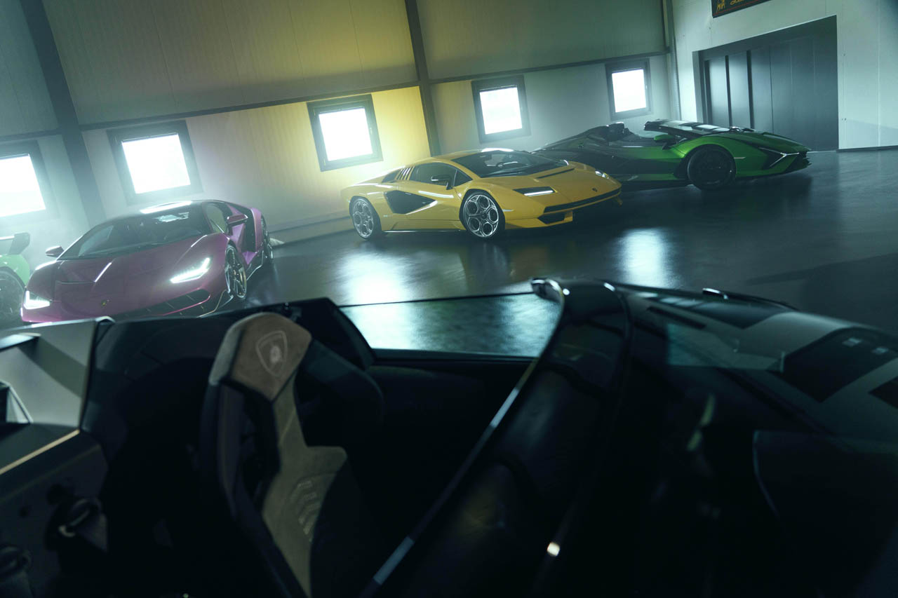 ランボルギーニのフューオフ・ロードスターたち