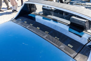 1970年式ポルシェ914-6：エンジンフードをクローズした状態。